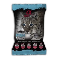 Alpha Spirit CAT Snacks FISH - кубики з риби для котів, 50 гр