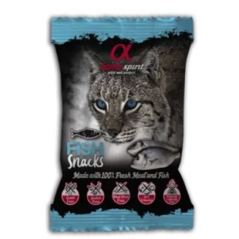 Alpha Spirit CAT Snacks FISH - кубики з риби для котів, 50 гр