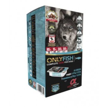 Alpha Spirit Semi-moist WILD FISH Box - напіввологий корм для собак 9 кг, 45 шт, 200гр