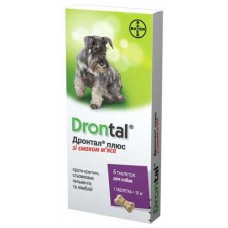 Bayer Таблетки для собак на 10 кг Drontal (Дронтал) 1шт.