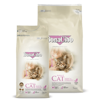 BonaCibo Adult Cat Light&Sterilized 2 кг