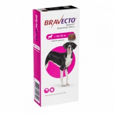 Bravecto Таблетки від бліх та кліщів для собак вагою від 40 до 56 кг