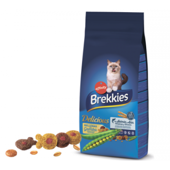 Brekkies Cat Delice Fish для дорослих котів з рибою 20 кг