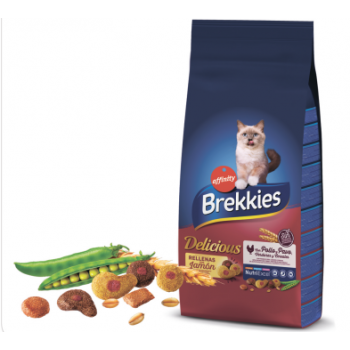 Brekkies Cat Delice Meat для дорослих котів з куркою 20 кг