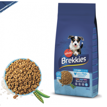 Brekkies Dog Junior для молодих собак з куркою 20 кг