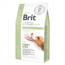 Корм сухий Brit Grain Free VetDiet Dog Diabetes для собак з цукровим діабетом з індичкою та горохом 12 кг