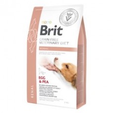 Корм сухий Brit Grain Free VetDiet Dog Renal для собак з нирковою недостатностью з яйцем горохом та гречкою 12 кг