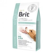 Корм сухий Brit Grain Free VetDiet Dog Struvite для собак з сечокам'яною хворобою з яйцем індичкою горохом гречкою 12 кг