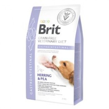 Корм сухий Brit Grain Free VetDiet Dog Gastrointestinal для дорослих собак при порушенні травлення з оселедцем лососем та горохом 2 кг