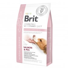 Корм сухий Brit Grain Free VetDiet Dog Hypoallergenic для собак з харчовою алергією з лососем горохом і гречкою 12 кг