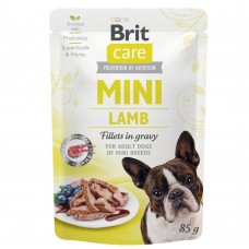 Brit Care Mini pouch - для дорослих собак маленьких порід, з ягням, пауч, 85гр х 24шт