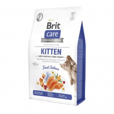 Brit Care Cat Grain Free Kitten Gentle Digestion Strong Immunity - для кошенят 1-12місяців, лосось, 2кг