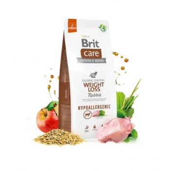 Корм сухий Brit Care Dog Hypoallergenic Weight Loss для собак із зайвою вагою гіпоалергенний з кроликом 12 кг