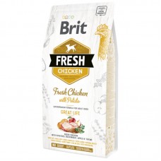 Корм сухий Brit Fresh Chicken/Potato Adult для дорослих собак всіх порід з куркою та картоплею 2,5 кг