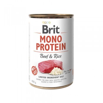 Brit Mono Protein Beef and Rice for Dog 400 г (яловичина та рис)