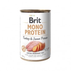 Brit Mono Protein Turkey and Sweet Potato for Dog 400 г (індичка та батат)