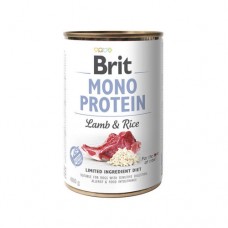 Brit Mono Protein Lamb and Rice for Dog 400 г (ягня та темний рис)