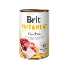 Brit Paté and Meat Chicken for Dog 400 г (куриця)