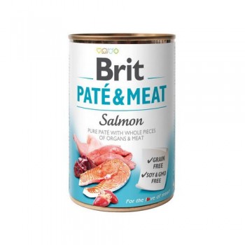 Brit Paté and Meat Salmon for Dog 400 г (лосось)