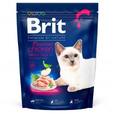 Brit Premium by Nature Cat Sterilised для стерилізованих, дорослих котів, з ягням 1.5кг