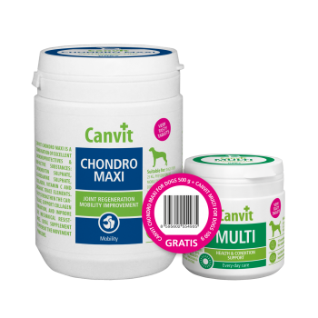 Canvit Chondro Maxi for dogs 500 гр +Canvit Multi for dogs 100 гр