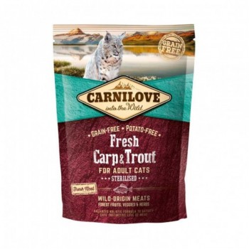 Carnilove Fresh Carp and Trout Sterilised Cat 0,4 кг