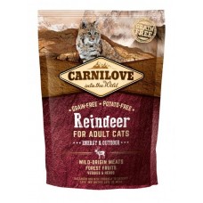 Carnilove Cat Energy and Outdoor Reindeer 0.4 кг