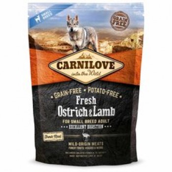 Carnilove DOG  Small Breed Fresh Ostrich and Lamb 1.5 кг 