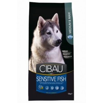 CIBAU Adult Sensitive Fish&Rice для дорослих собак, середніх та великих порід, з чутливим травленням, з рибою та рисом, 2.5кг.