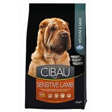 CIBAU Adult Sensitive Lamb&Rice для дорослих собак, середніх та великих порід, з чутливим травленням, з ягням 12кг.