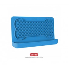 Dexas Silicone Licking Mat - силіконовий килимок-антистрес, горизонтальний, блакитний