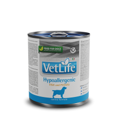 Vet Life Hypoallergenic Fish & Potato - дієтичний корм, для дорослих собак, харчова алергія, 300г