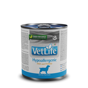 Vet Life Hypoallergenic Fish & Potato - дієтичний корм, для дорослих собак, харчова алергія, 300г