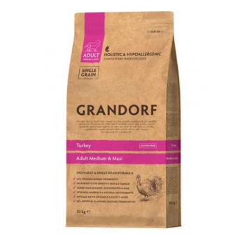 Grandorf DOG ADULT MEDIUM & MAXI Turkey 3 кг