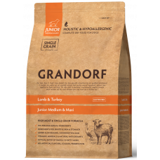 Grandorf DOG JUNIOR MEDIUM & MAXI Lamb & Turkey 1 кг