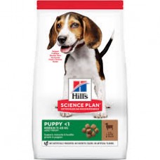 Hill's SP Puppy Md L&R Breeder Bag для цуценят середніх порід, ягня та рис, 18кг.