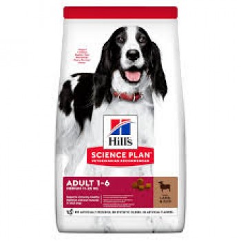 Hill's SP Can Adult Md L&R Breeder Bag для середніх порід, ягня та рис, 18кг.