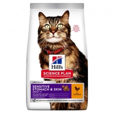 Hill's Science Plan Feline Adult Sensitive Stomach & Skin - чутл.травл.та шкіра 0.3 кг