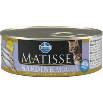 MATISSE CAT MOUSSE SARDINE з сардиною, консерва, 85 г