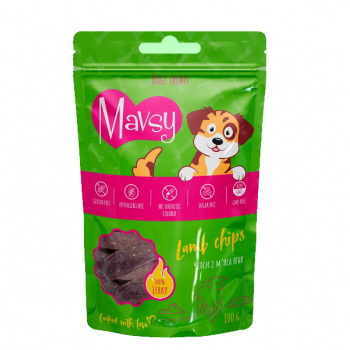 Mavsy lamb chips - чіпси з м'яса ягня, для собак від 3х місяців, 100г