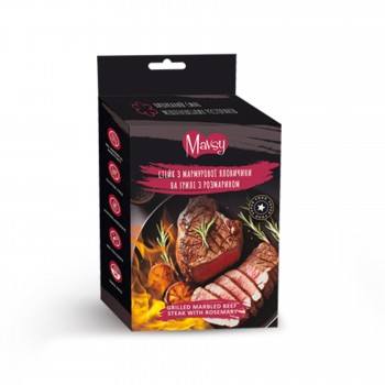 Mavsy Grilled marbled beef steak rosemary - стейк з мармурової яловичини з розмарином на грилі, 50г