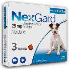 Nexgard Таблетка проти бліх та кліщів для собак 4-10 кг (M) 