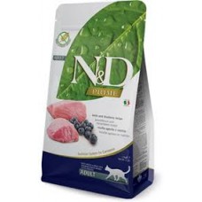 N&D Grain Free Prime Lamb & Blueberry беззерновий корм для дорослих котів , з ягням та чорницею, 1,5кг.