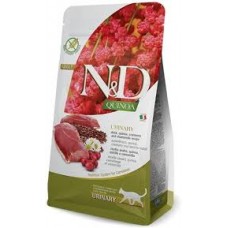 N&D Quinoa Urinary для профілактики сечокам'яної хвороби у дорослих котів, з качкою, лободою, журавлиною та ромашкою, 5кг.