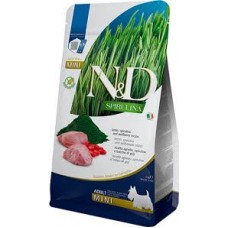 N&D Spirulina Lamb, для дорослих собак маленьких порід, з ягням та ягодами годжі, 2 кг