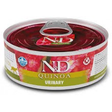 N&D Quinoa Urinary Duck & Cranberry для дорослих котів, для профілактики сечокам`яної хвороби, з качкою та кіноа, 80гр.