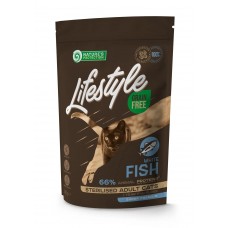 Nature's Protection Lifestyle Sterilised Adult Cat GrainFree with White Fish, сухий корм для дорослих стерилізованих котів, з білою рибою 1.5кг