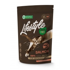 Nature's Protection Lifestyle Kitten GrainFree with Salmon, сухий корм для кошенят, від 3 тижнів до 12 місяців, з лососем 1.5кг