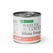 Nature's Protection SC White Dogs Adult All breeds soup - суп для дорослих собак з білим окрасом, всіх порід, з тунцем та лососем, 140г