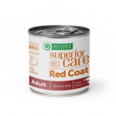 Nature's Protection SC Red Coat Adult All breeds soup - суп для дорослих собак з рудим окрасом, всіх порід, з тунцем та лососем, 140г